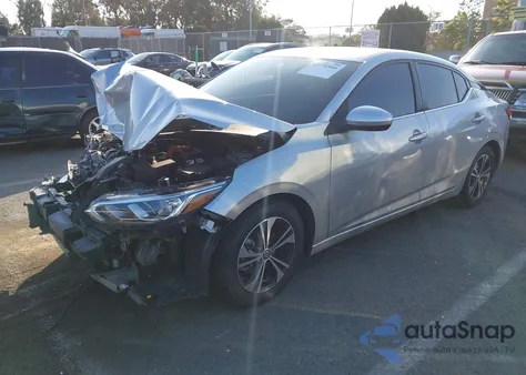 2021 Nissan Sentra Sv Xtronic Cvt z USA, uszkodzony, nr VIN 3N1AB8CV1MY247031